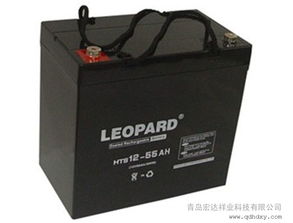 谷瀑環保推薦 美洲豹Leopard蓄電池HTS12-55（12V55Ah）全解析